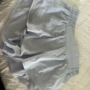 lululemon light purple hotty hot shorts